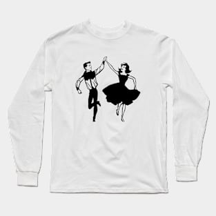 Dancers Arch Black Long Sleeve T-Shirt